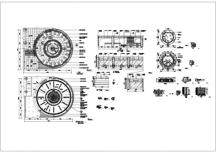 某自助餐厅CAD节点完整构造设计详图_图1