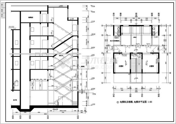 龙信家园高层住宅及会所室内装潢设计CAD图纸-图一