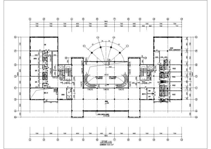 某三层风情俱乐部会所建筑设计cad施工图_图1