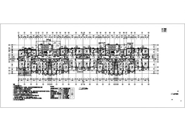 [西安]曲江御园32层剪力墙结构住宅楼建筑施工图-图一