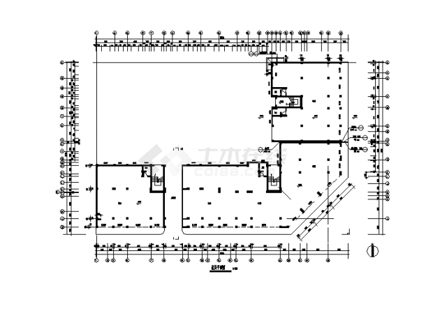 广州某6层L型商住楼建筑设计施工cad图纸（含说明）-图一