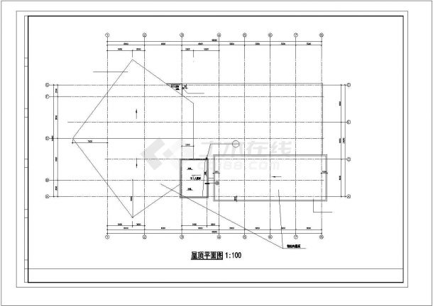 地下1地上3+1夹层2925平米小区会所建筑施工图纸，含效果图-图一