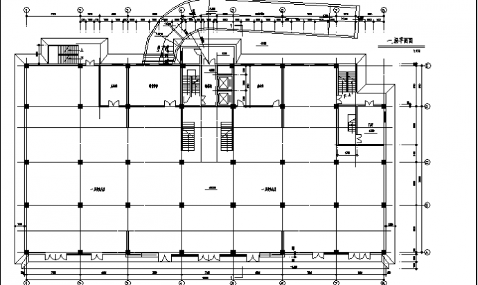 某市12层板式商住楼建筑设计施工cad图纸（含说明）_图1