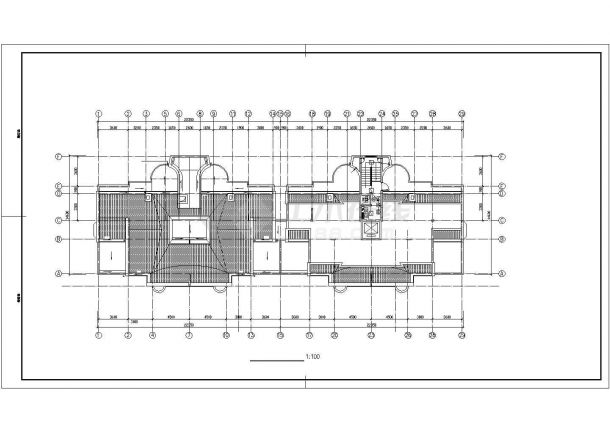 12层小高层住宅电气设计全套施工cad图纸，共二十张-图一