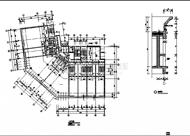 广西某13层商住楼建筑设计施工cad图纸（含设计说明）-图一