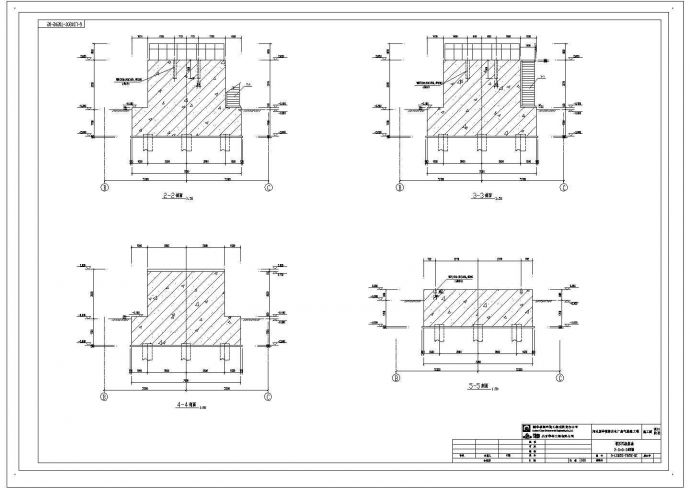 某发电厂烟气脱硫工程CAD设计施工图纸_图1