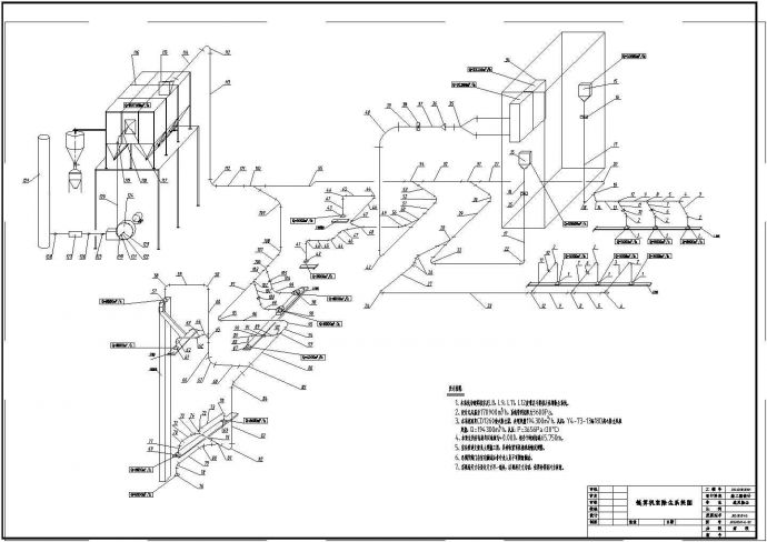 某大型钢厂环保除尘工艺CAD设计施工图纸_图1