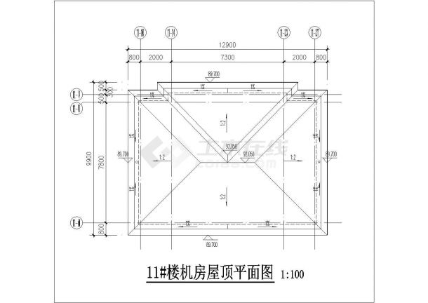 重庆市某教师住宅小区1.5万平米28层民居住宅楼通风系统设计CAD图纸-图一