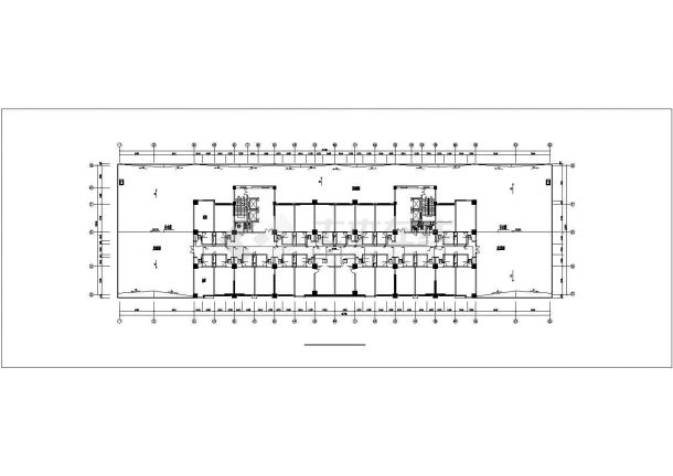 上海某9层框架结构商务大酒店VRV系统施工设计CAD图纸-图二