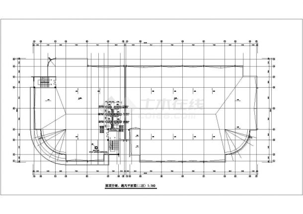 泰州市某小区配套公共建筑全套空调系统设计CAD图纸-图一