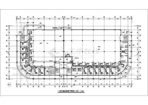 泰州市某小区配套公共建筑全套空调系统设计CAD图纸-图二