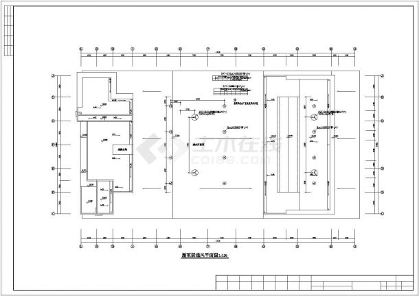 无锡市某3层框架结构影剧院VRV空调系统设计CAD图纸-图一