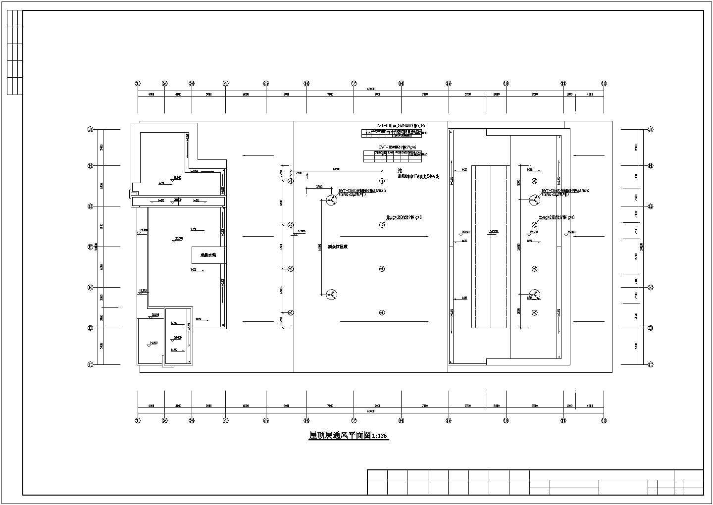 无锡市某3层框架结构影剧院VRV空调系统设计CAD图纸