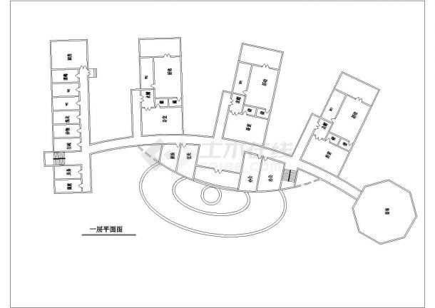 某市二层幼儿园托儿所建筑施工图-图二