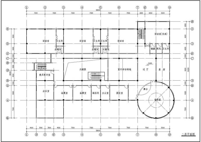 某天天幼儿园CAD详细设计大样建筑施工图_图1