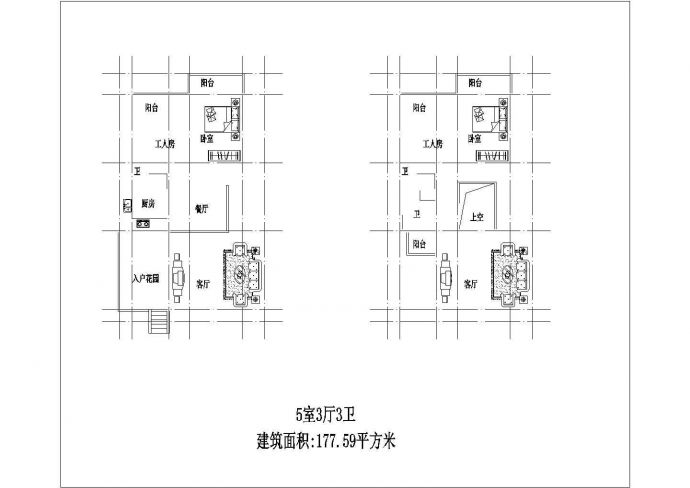 昆山市某新建小区热门的平面户型设计CAD图纸（共29张）_图1