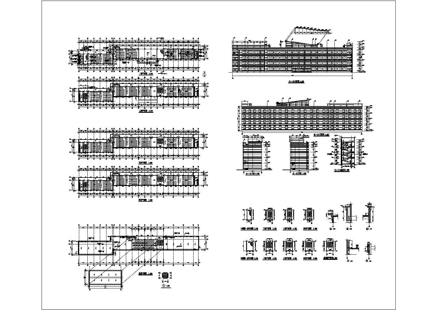 某教学楼CAD详细设计施工图
