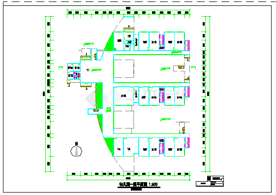 某红树湾幼儿园CAD设计施工详图-图一