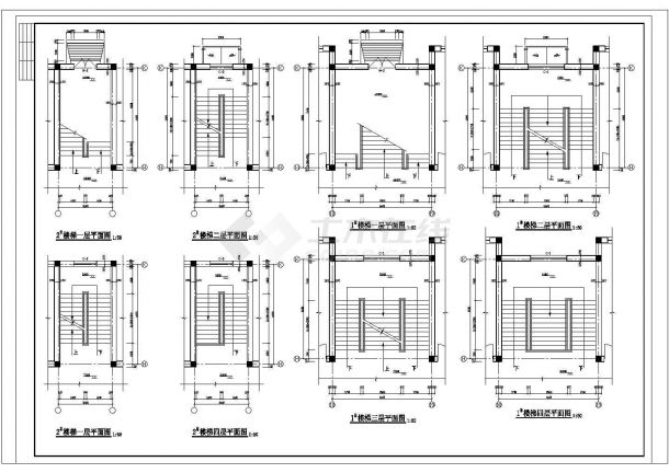 某学校建筑CAD详细设计节点施工图-图一