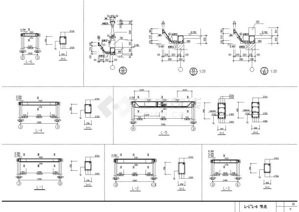 385平米三层砖混结构乡村别墅建筑+结构设计CAD图纸-图一