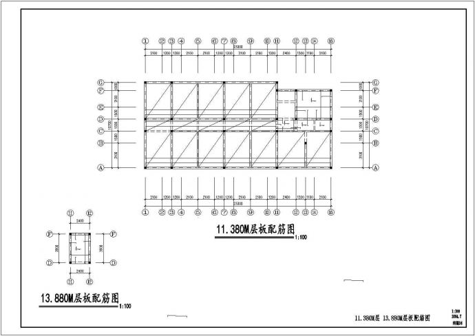 上海某工厂2200平米4层框架结构单身职工公寓楼建筑设计CAD图纸_图1