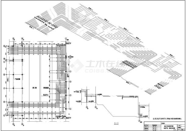 氨制冷机房施工图，CAD2010，T8-图一