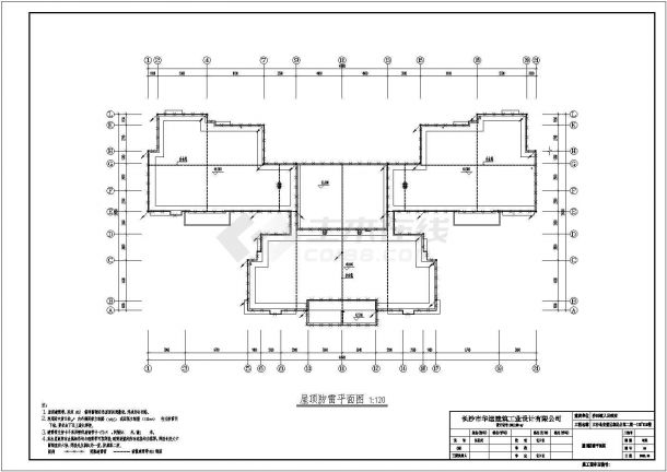 某大型商住楼电施方案设计CAD图-图二