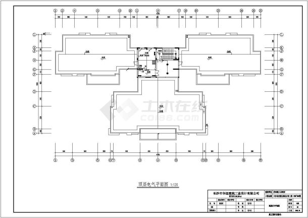 立沙岛安置区农民公寓住宅楼电气设计CAD图-图一