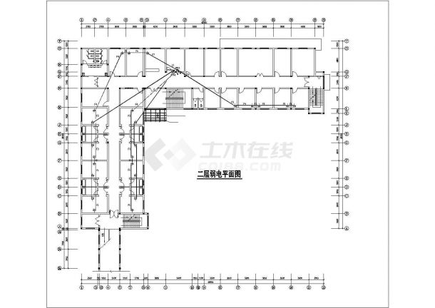 珠海市某医院3层综合楼全套电气施工设计CAD图纸-图一