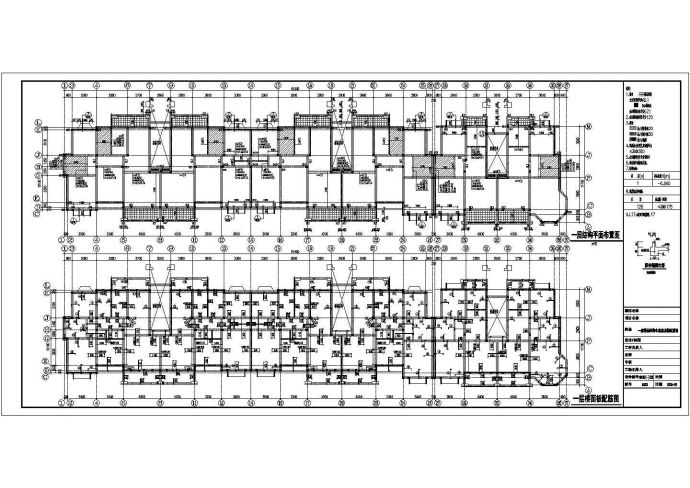 某多层别墅结构设计CAD图纸_图1