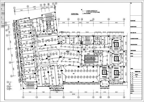 合肥市某医院四层门诊病房综合楼全套电气施工设计CAD图纸-图二