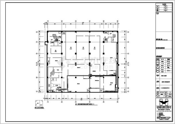 兰溪市某医院改造空调工程施工设计CAD图纸-图二