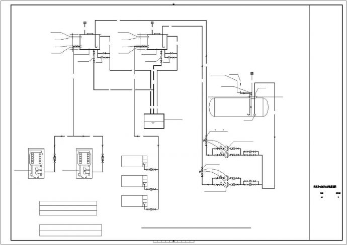 某地地下一层空调设计施工CAD图纸_图1
