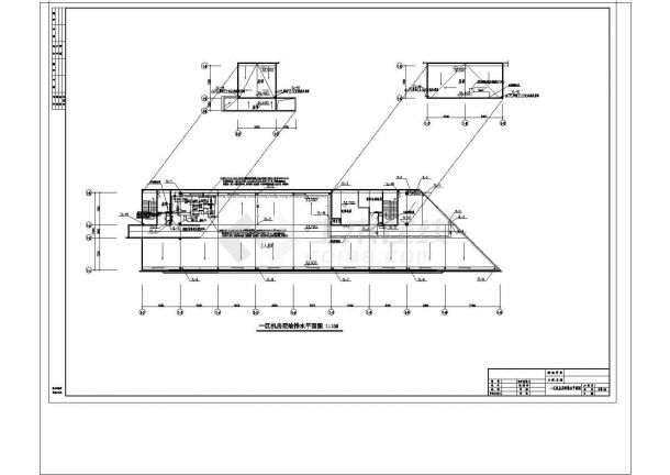 [浙江]高层办公楼建筑给排水CAD建筑设计施工图-图一