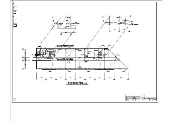 [浙江]高层办公楼建筑给排水CAD建筑设计施工图_图1