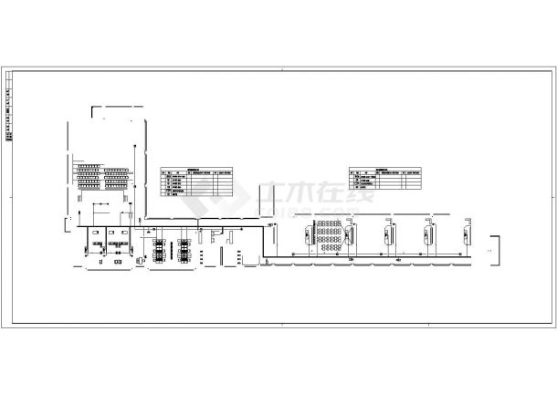 某地教学楼电气设计CAD图纸（共4张）-图二