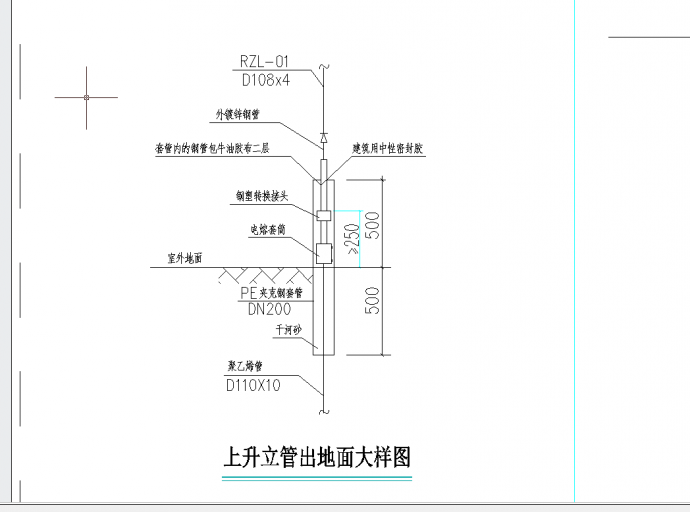 某地多层超高层综合体厨房燃气设计施工图_图1