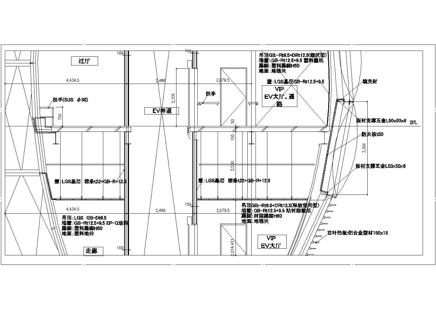 某三层世博馆建筑设计CAD施工图