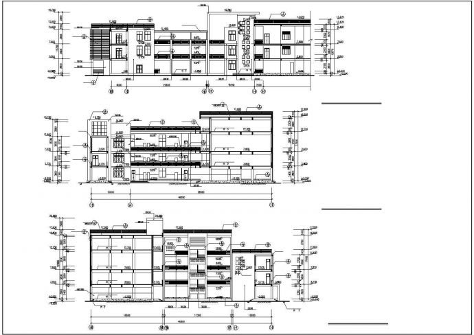 艺术楼建筑规划CAD方案详图_图1