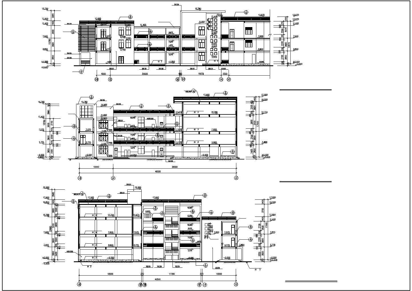 艺术楼建筑规划CAD方案详图