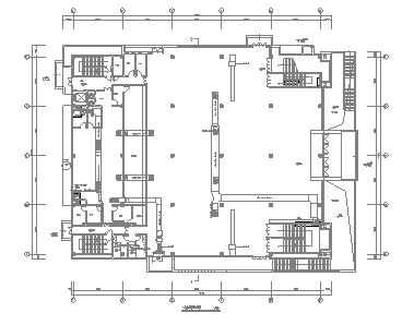 生活馆空调设计_某市二层带地下一层生活馆空调通风系统设计cad图纸-图二