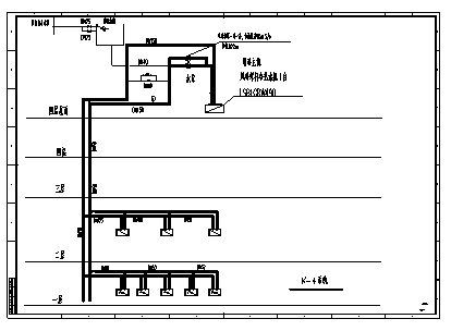 综合楼暖通设计_某市四层带地下室商业综合楼暖通空调设计cad图纸-图二
