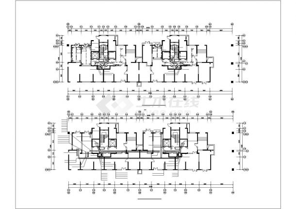 广州某小区34层框架住宅楼全套电气施工设计CAD图纸（含地下2层）-图一