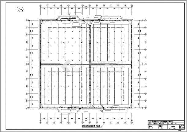 泸州市某物流园1万平米单层钢结构厂房电气设计CAD图纸-图一