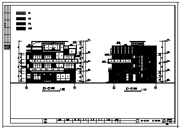 别墅设计_三层现代独栋别墅全套建筑施工cad图，含效果图-图一