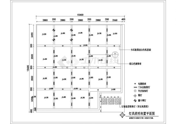 展会设计_某地区展会家具展位装饰CAD图-图一