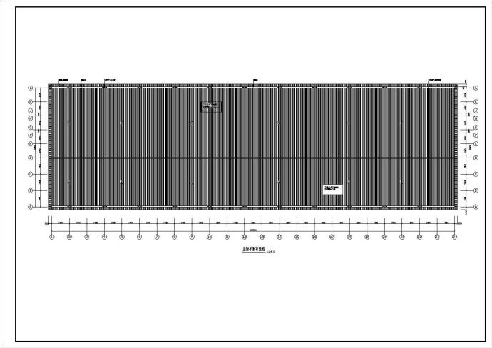 包头市某钢铁厂4900平米单层钢结构厂房建筑结构设计CAD图纸_图1