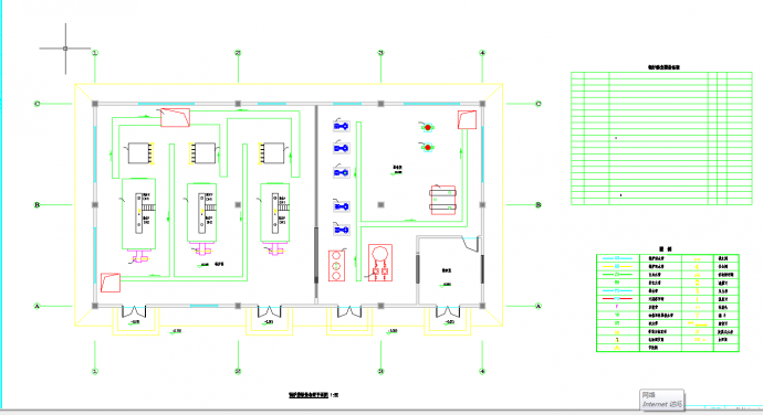 单层锅炉房暖通CAD规划参考图_图1