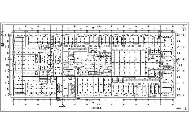 扬州某多层洗浴中心全套消防施工设计cad图纸(含地下室消防平面图)-图一