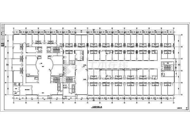 扬州某多层洗浴中心全套消防施工设计cad图纸(含地下室消防平面图)-图二